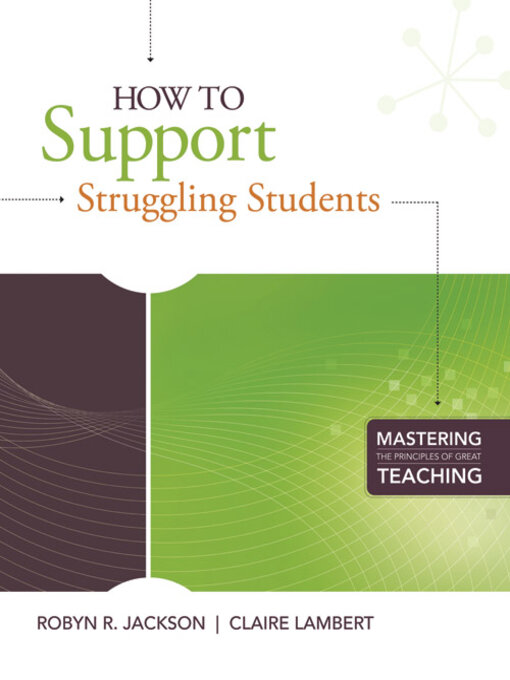 Title details for How to Support Struggling Students by Robyn R. Jackson - Available